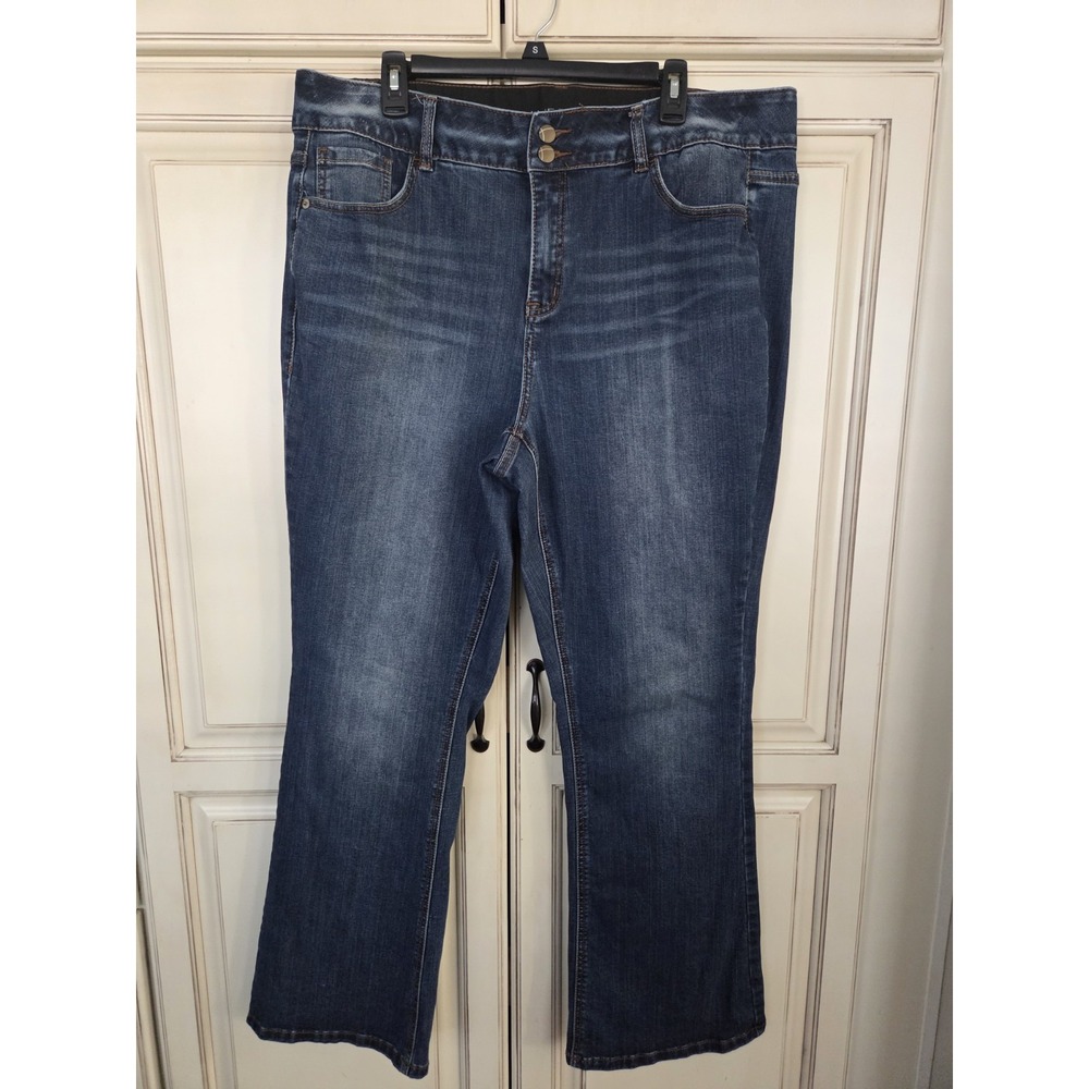 Lane Bryant Bootcut Tighter‎ Tummy Technology Jeans Women's 20 Casual Comfort